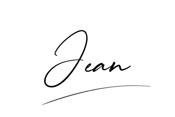 The best stylish Jean name signature simple easy in English
