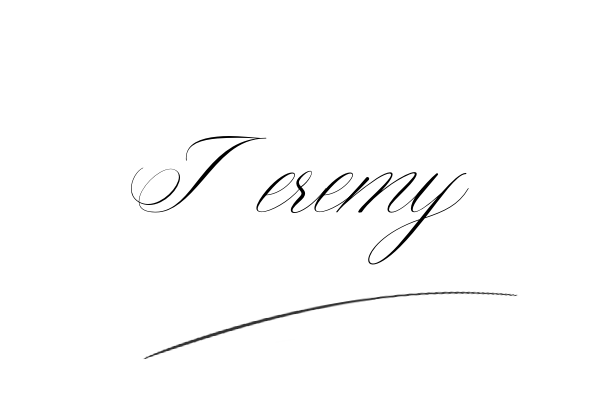 The best stylish Jeremy name signature simple easy in English