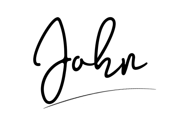 The best stylish John name signature simple easy in English