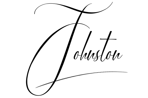 The best stylish Johnston name signature simple easy in English