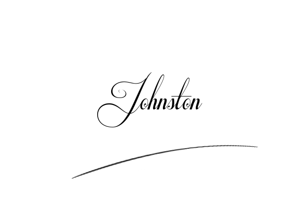 The best stylish Johnston name signature simple easy in English