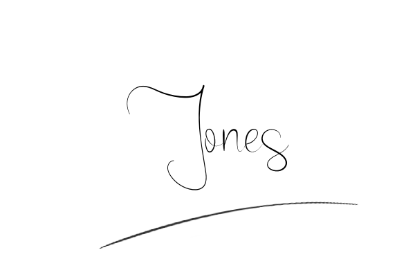 The best stylish Jones name signature simple easy in English