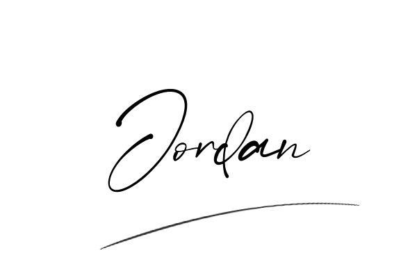 The best stylish Jordan name signature simple easy in English