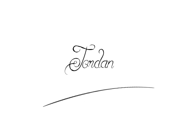 The best stylish Jordan name signature simple easy in English