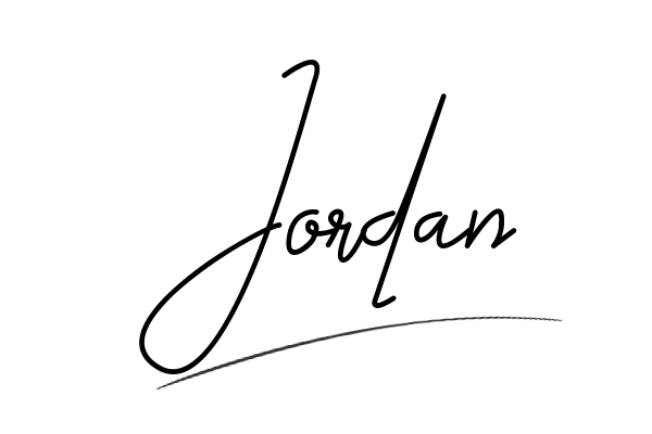 The best stylish Jordan name signature simple easy in English