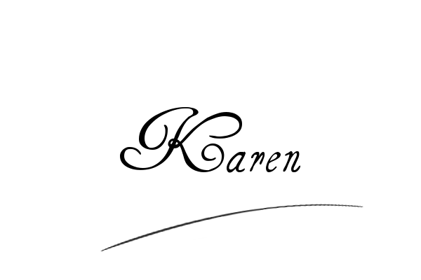 The best stylish Karen name signature simple easy in English