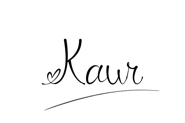 The best stylish Kaur name signature simple easy in English