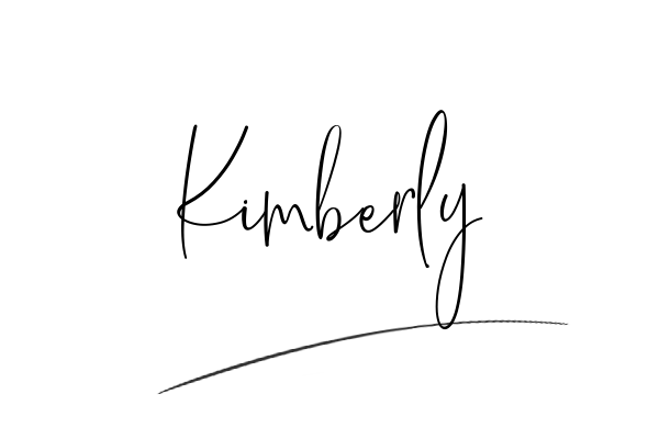 The best stylish Kimberly name signature simple easy in English