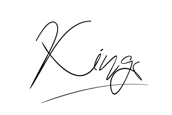 The best stylish King name signature simple easy in English