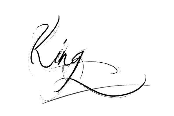 The best stylish King name signature simple easy in English