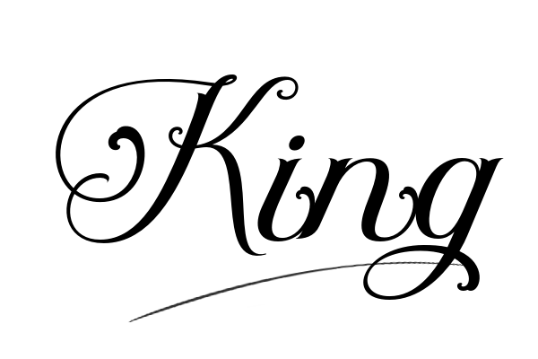 The best stylish King name signature simple easy in English