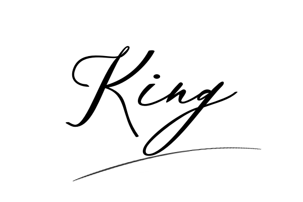 The best stylish King name signature simple easy in English