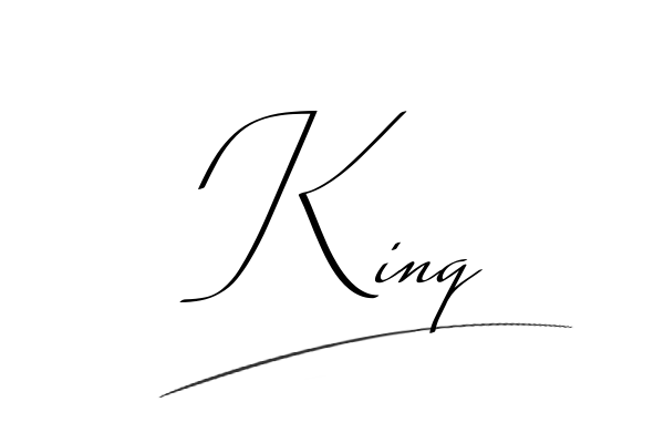 The best stylish King name signature simple easy in English