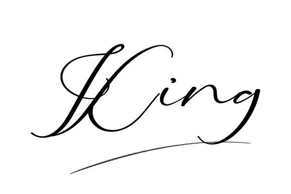 The best stylish King name signature simple easy in English