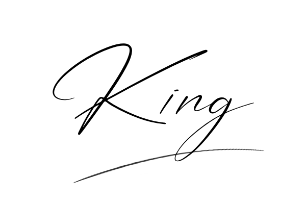 The best stylish King name signature simple easy in English