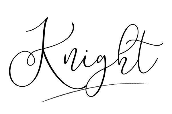 The best stylish Knight name signature simple easy in English