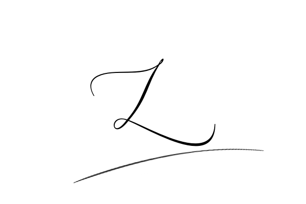 The best stylish L name signature simple easy in English