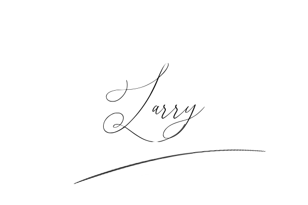 The best stylish Larry name signature simple easy in English