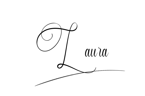 The best stylish Laura name signature simple easy in English