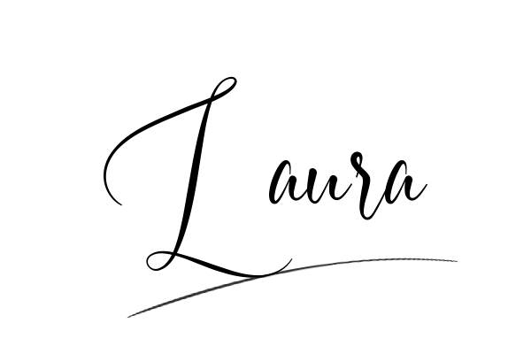The best stylish Laura name signature simple easy in English