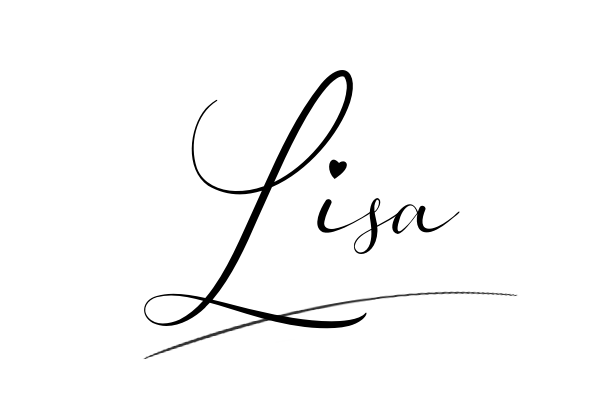 The best stylish Lisa name signature simple easy in English