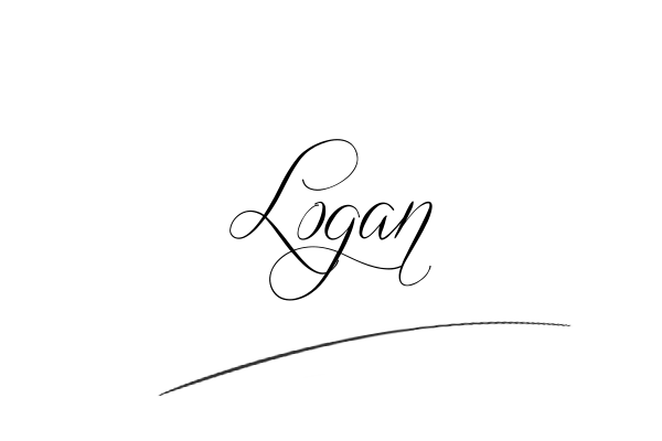 The best stylish Logan name signature simple easy in English