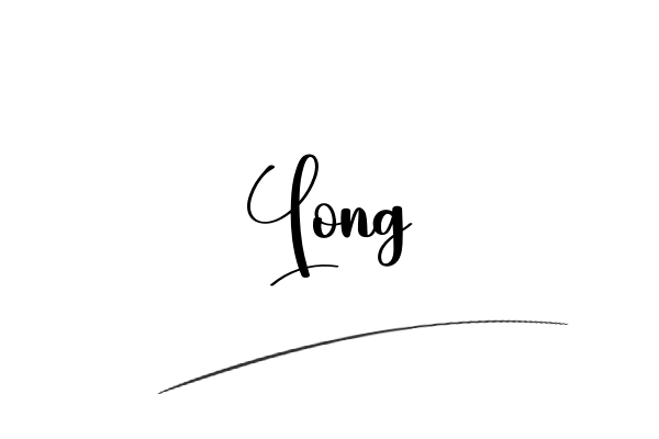 The best stylish Long name signature simple easy in English