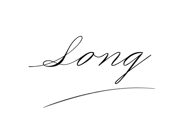 The best stylish Long name signature simple easy in English