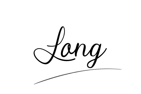 The best stylish Long name signature simple easy in English