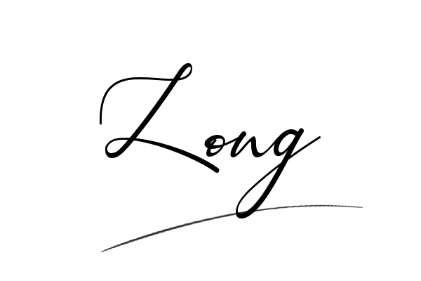The best stylish Long name signature simple easy in English