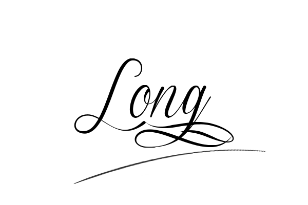 The best stylish Long name signature simple easy in English