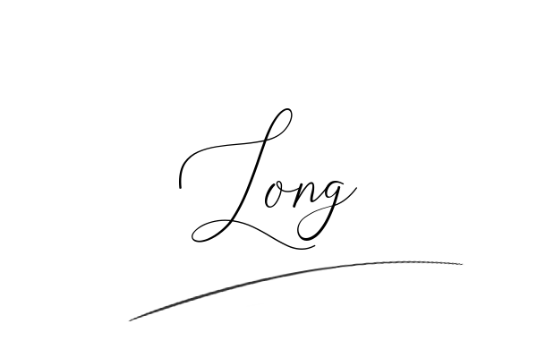 The best stylish Long name signature simple easy in English