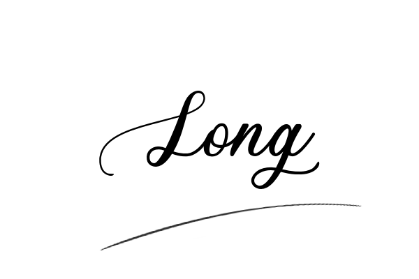 The best stylish Long name signature simple easy in English