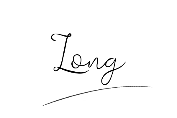 The best stylish Long name signature simple easy in English