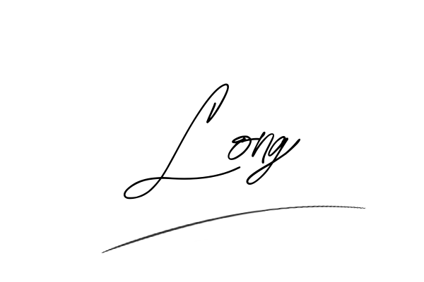 The best stylish Long name signature simple easy in English
