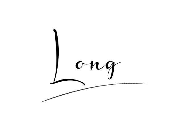 The best stylish Long name signature simple easy in English