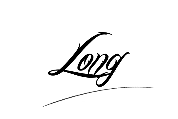 The best stylish Long name signature simple easy in English