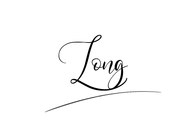 The best stylish Long name signature simple easy in English