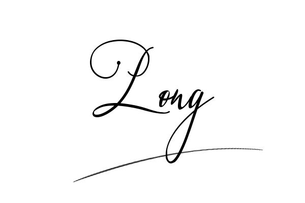 The best stylish Long name signature simple easy in English