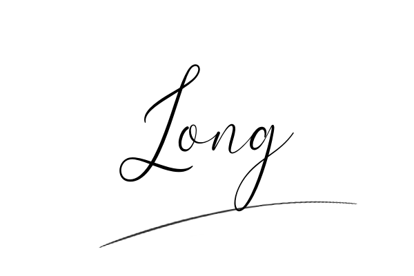 The best stylish Long name signature simple easy in English