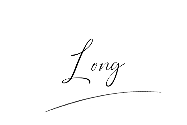 The best stylish Long name signature simple easy in English