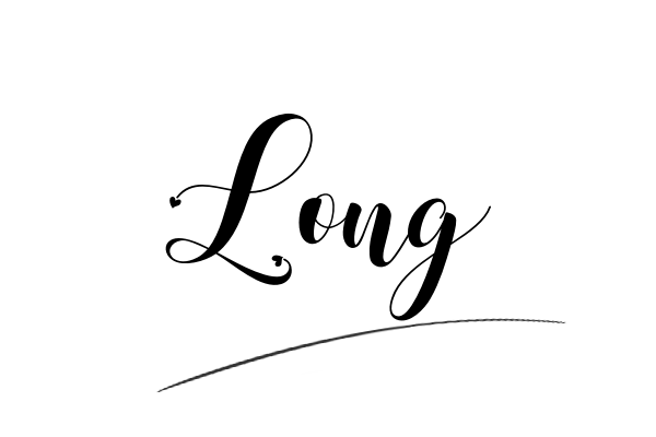 The best stylish Long name signature simple easy in English