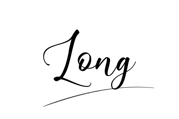 The best stylish Long name signature simple easy in English