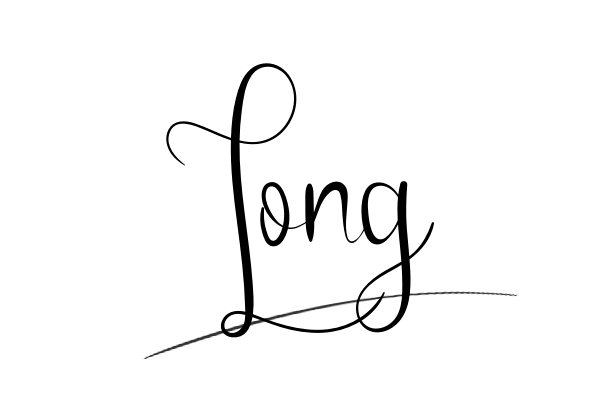 The best stylish Long name signature simple easy in English