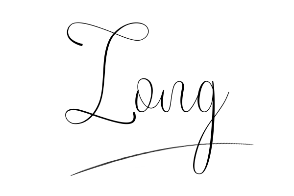 The best stylish Long name signature simple easy in English