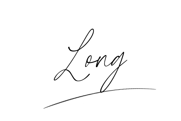 The best stylish Long name signature simple easy in English