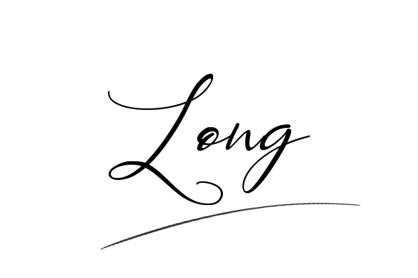 The best stylish Long name signature simple easy in English