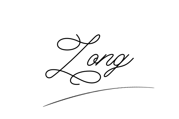 The best stylish Long name signature simple easy in English