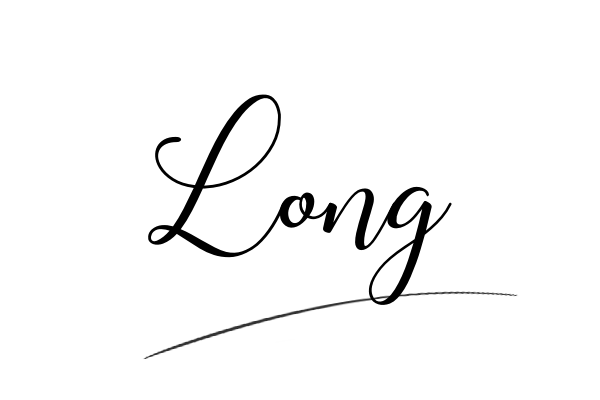 The best stylish Long name signature simple easy in English