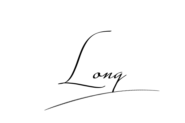 The best stylish Long name signature simple easy in English